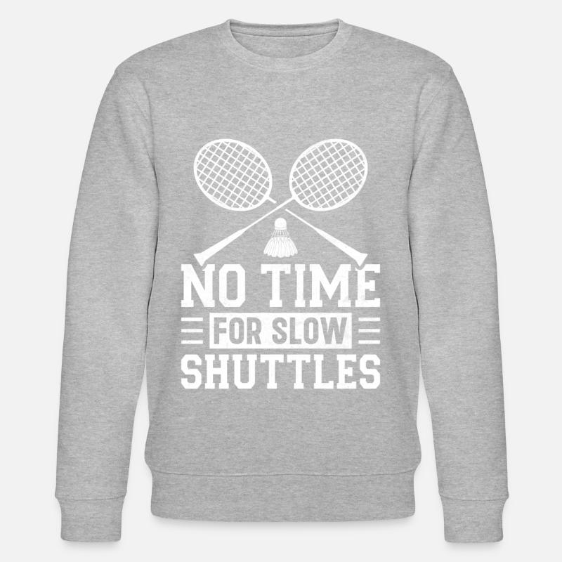 Joueurs de badminton Badminton - Sweat bio CHANGER Stanley/Stella Unisexe - gris chiné