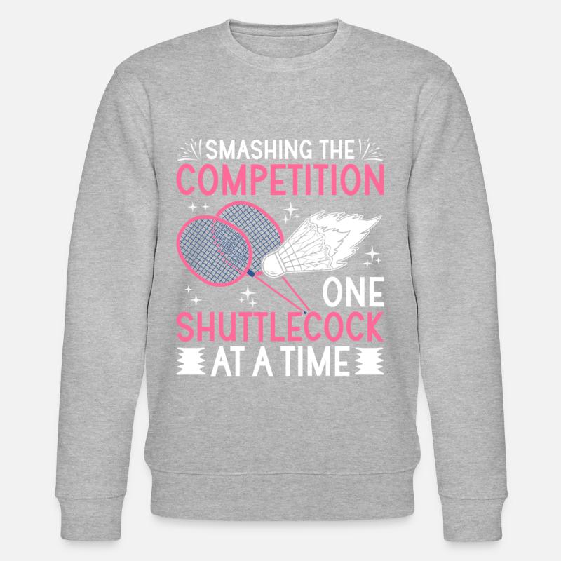 Joueurs de badminton Badminton - Sweat bio CHANGER Stanley/Stella Unisexe - gris chiné