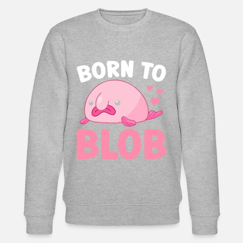 Drôle de poisson-mouche créature marine - Sweat bio CHANGER Stanley/Stella Unisexe - gris chiné