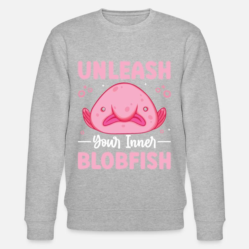 Drôle de créature marine - Sweat bio CHANGER Stanley/Stella Unisexe - gris chiné