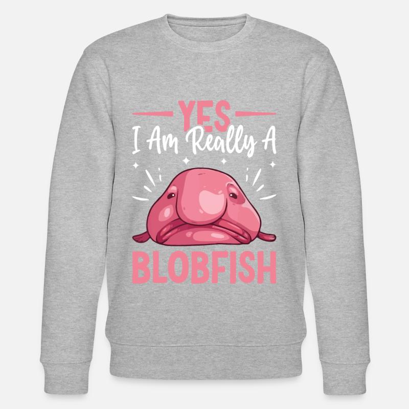 Drôle de créature marine - Sweat bio CHANGER Stanley/Stella Unisexe - gris chiné