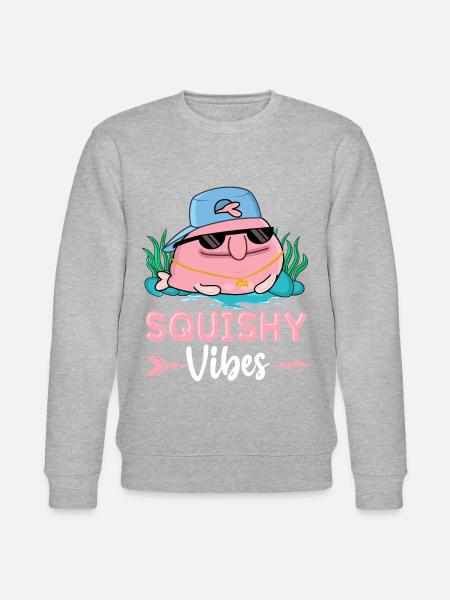 Funny sea creature - Stanley/Stella CHANGER Unisex Organic Sweatshirt - heather grey