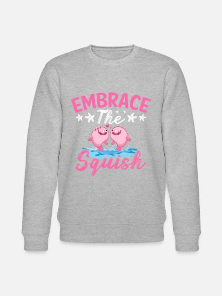 Funny sea creature - Stanley/Stella CHANGER Unisex Organic Sweatshirt - heather grey