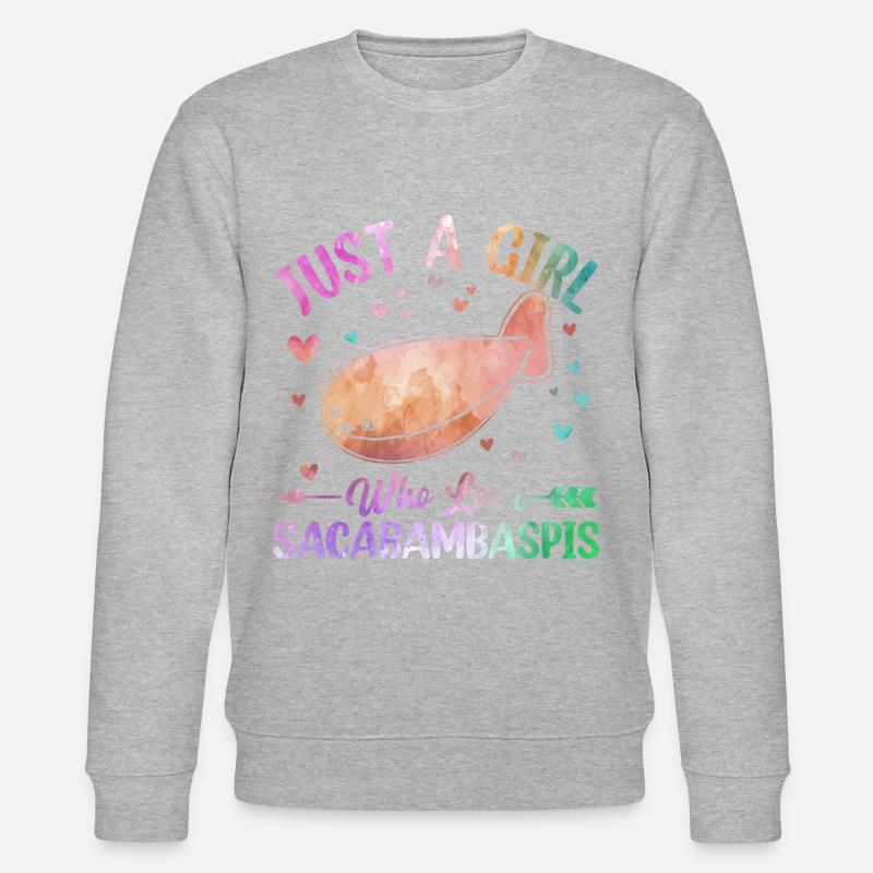 Fish Meme - Stanley/Stella CHANGER Unisex Organic Sweatshirt - heather grey