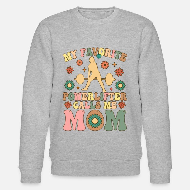 Kraftdreikampf Gewichtheben - Stanley/Stella Unisex Bio-Sweatshirt CHANGER  - Grau meliert