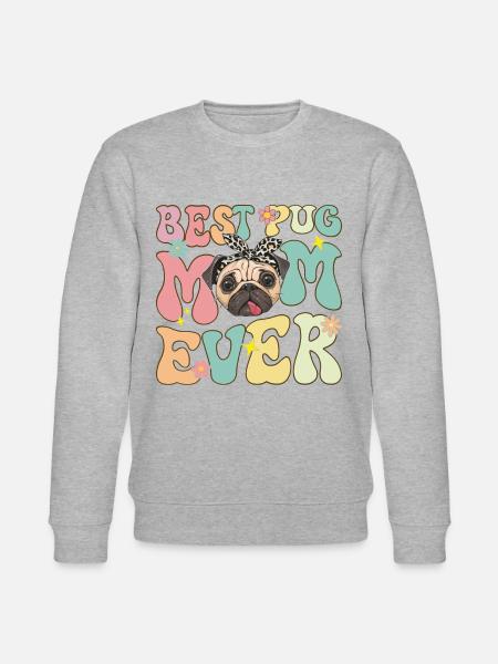 Groovy Dog Lover - Stanley/Stella CHANGER Unisex Organic Sweatshirt - heather grey