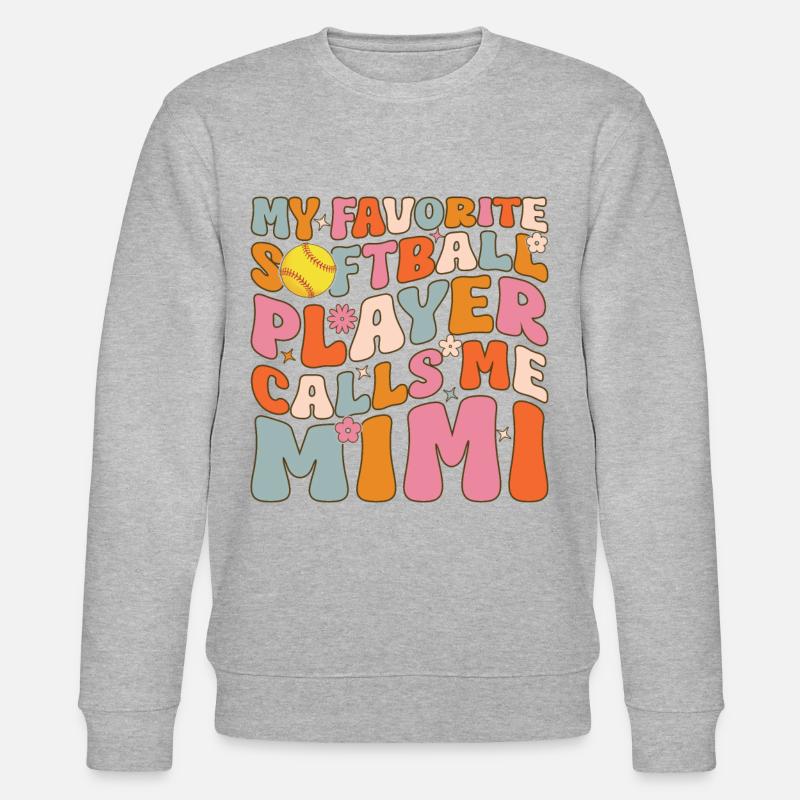 Mamie de balle molle - Sweat bio CHANGER Stanley/Stella Unisexe - gris chiné