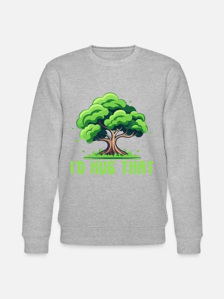 Baumschützer und Umweltschützer - Stanley/Stella Unisex Bio-Sweatshirt CHANGER  - Grau meliert