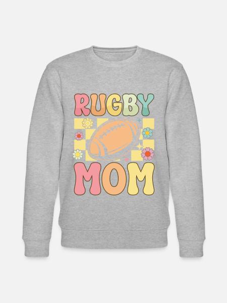 Groovy rugby player - Stanley/Stella CHANGER Unisex Organic Sweatshirt - heather grey
