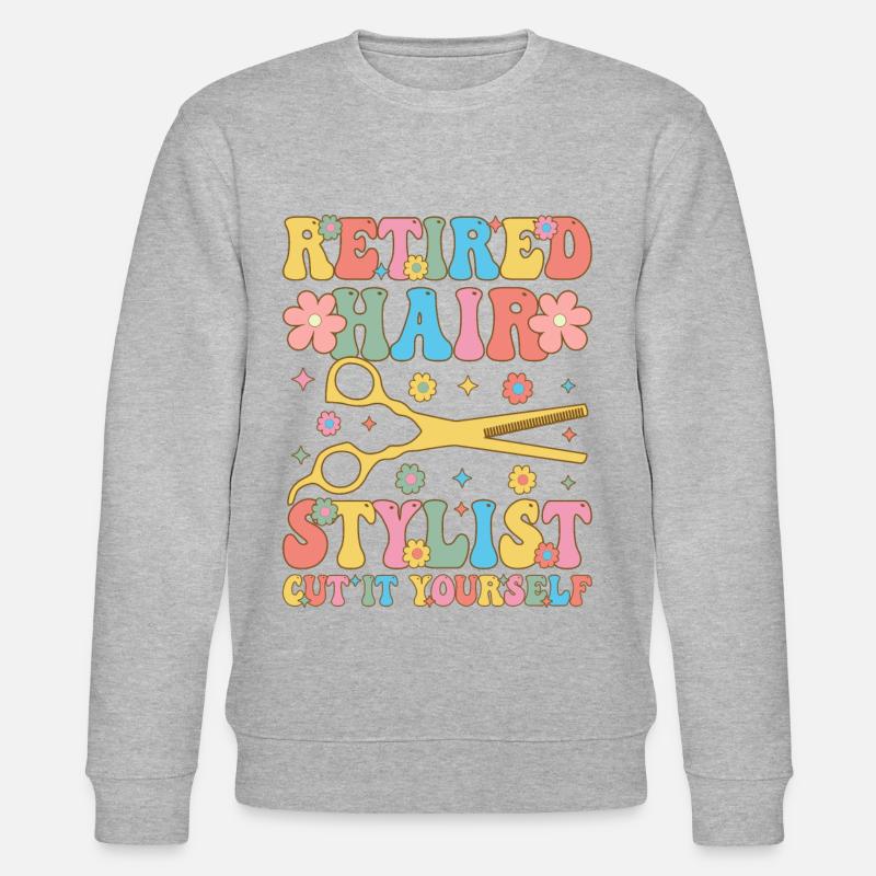 Coiffeur Groovy - Sweat bio CHANGER Stanley/Stella Unisexe - gris chiné