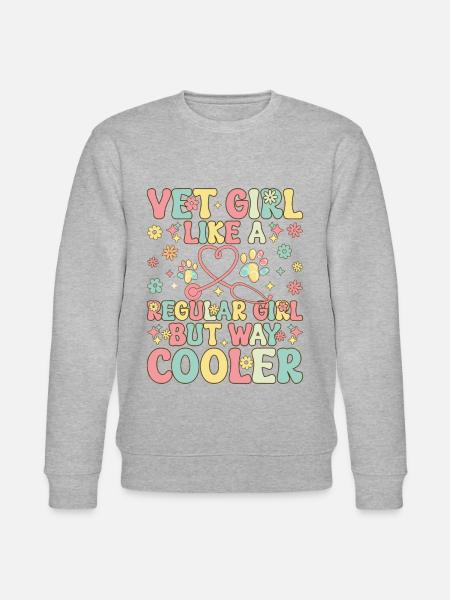 Vet Tech Veterinarian - Stanley/Stella CHANGER Unisex Organic Sweatshirt - heather grey