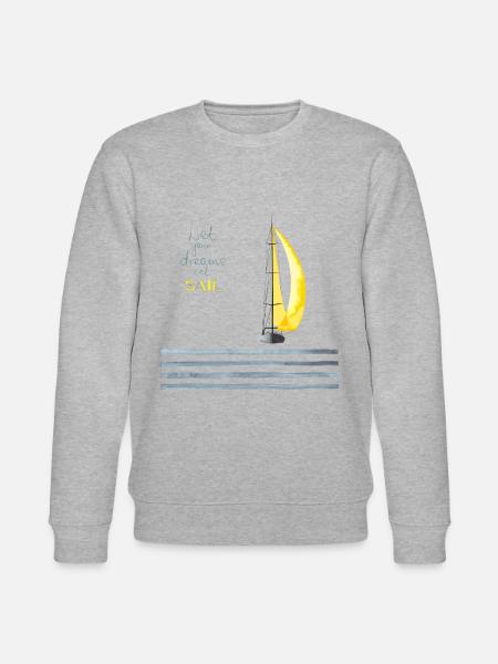 DREAMS'SAIL - Stanley/Stella Unisex Bio-Sweatshirt CHANGER - Grau meliert