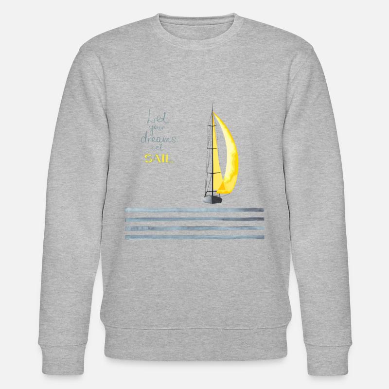DREAMS'SAIL - Stanley/Stella Unisex Bio-Sweatshirt CHANGER  - Grau meliert