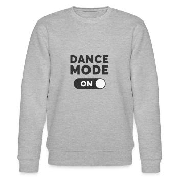 Dance Mode On Dancer - Stanley/Stella Unisex Bio-Sweatshirt CHANGER  - Grau meliert - Vorne - Nik (191cm) & Marisol (170cm)
