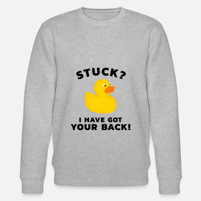 Programmierer Gummiente - Stanley/Stella Unisex Bio-Sweatshirt CHANGER  - Grau meliert