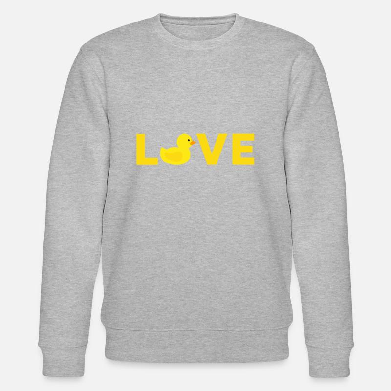 Rubber duck rubber duck - Stanley/Stella CHANGER Unisex Organic Sweatshirt - heather grey