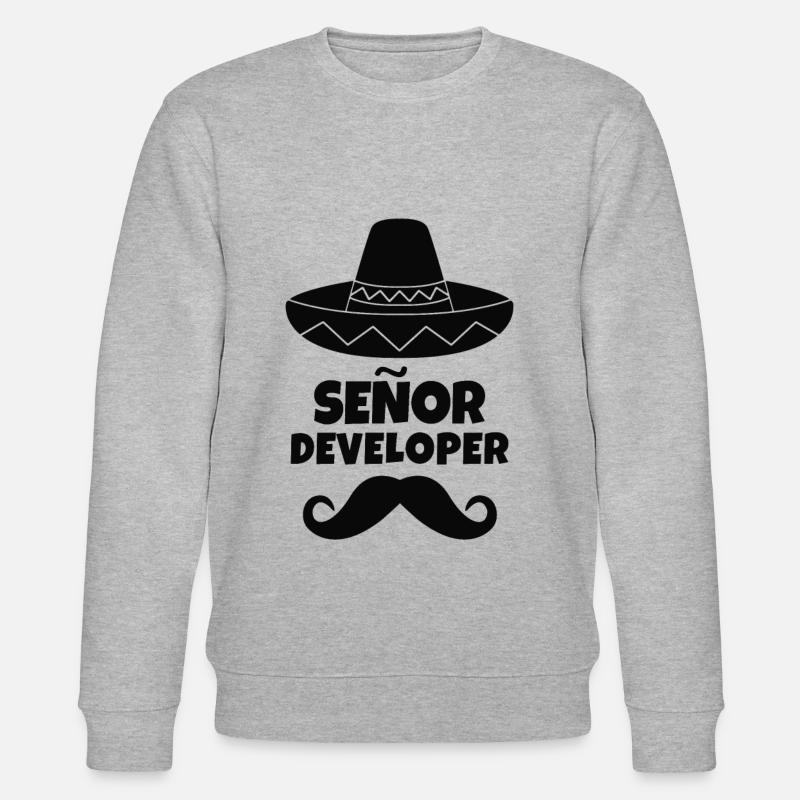 Senior programmer gift - Stanley/Stella CHANGER Unisex Organic Sweatshirt - heather grey