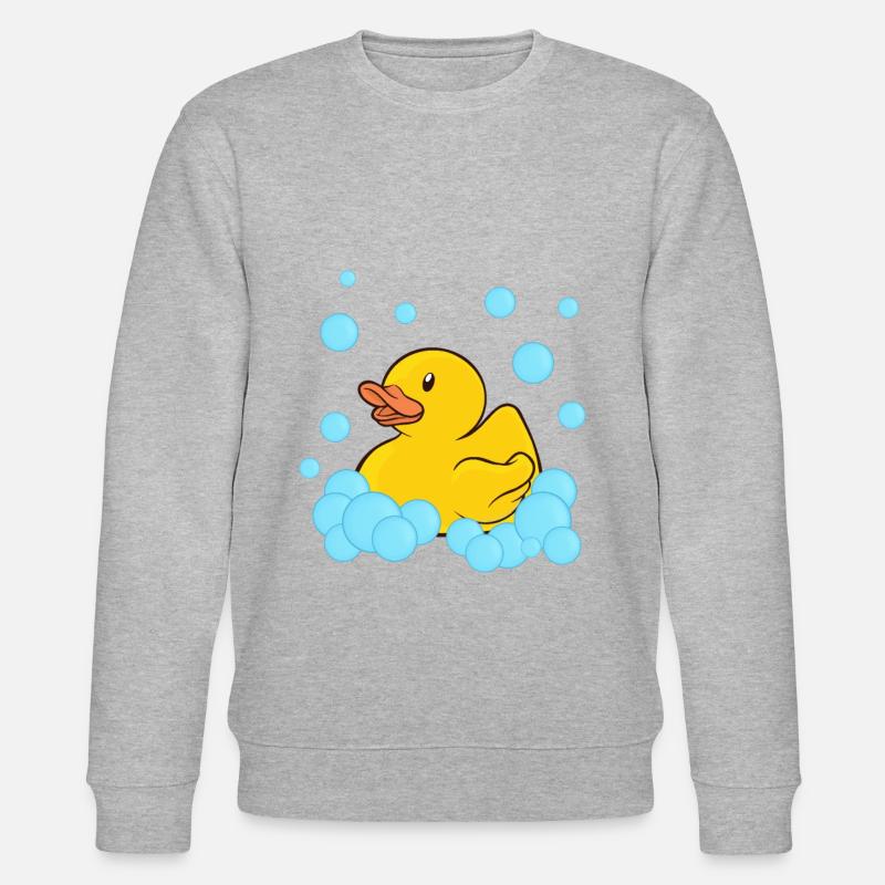 Rubber duck rubber duck - Stanley/Stella CHANGER Unisex Organic Sweatshirt - heather grey