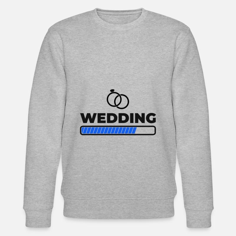 Hochzeit Loading - Stanley/Stella Unisex Bio-Sweatshirt CHANGER  - Grau meliert