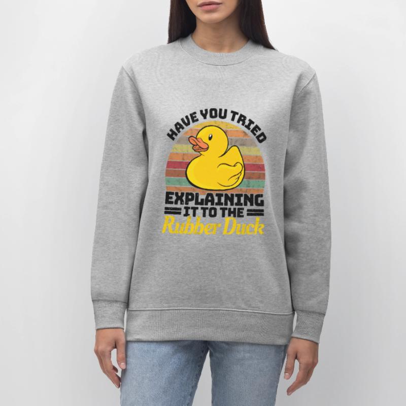 Programmierer Programming Duck Gummiente Stanley/Stella Unisex Bio-Sweatshirt CHANGER 