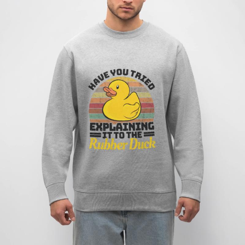 Programmierer Programming Duck Gummiente Stanley/Stella Unisex Bio-Sweatshirt CHANGER 