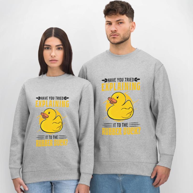 Developer Programmer Programming Duck Stanley/Stella Unisex Bio-Sweatshirt CHANGER 