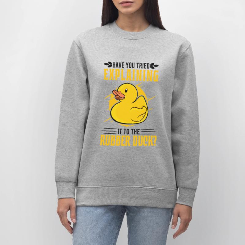 Developer Programmer Programming Duck Stanley/Stella Unisex Bio-Sweatshirt CHANGER 