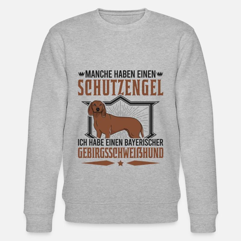 Bayerischer Gebirgsschweisshund BGS Jagdhund - Stanley/Stella Unisex Bio-Sweatshirt CHANGER  - Grau meliert