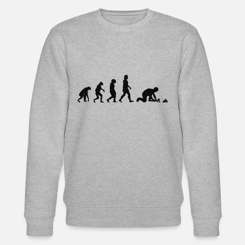 Pflasterer Evolution Steinetzer Pflastersetzer - Sweat bio CHANGER Stanley/Stella Unisexe - gris chiné