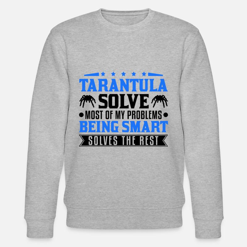 Tarentule Araignée Tarentule - Sweat bio CHANGER Stanley/Stella Unisexe - gris chiné