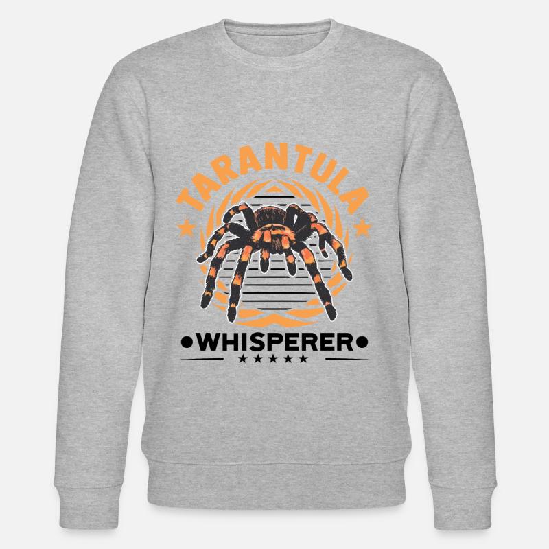 Tarantelflüsterer Tarantula Whisperer - Stanley/Stella Unisex Bio-Sweatshirt CHANGER  - Grau meliert