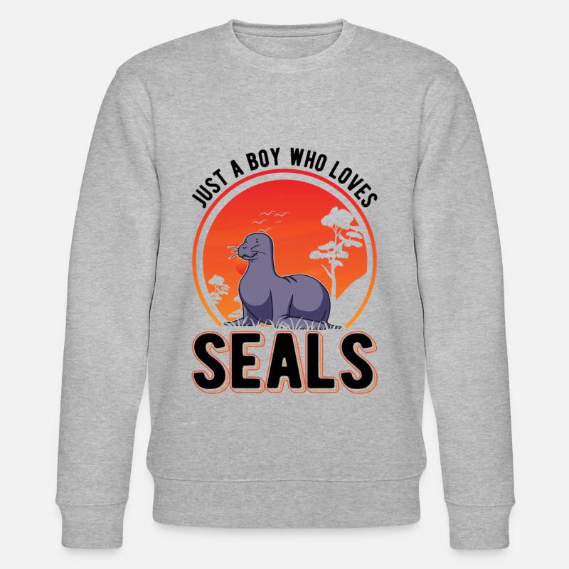 Garçon de phoque - Sweat bio CHANGER Stanley/Stella Unisexe - gris chiné