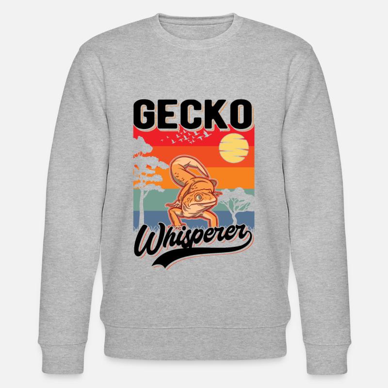 Gecko Flüsterer Gecko Whisperer - Sweat bio CHANGER Stanley/Stella Unisexe - gris chiné