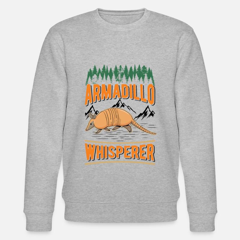 Tatou Whisperer Gürteltier Flüsterer - Sweat bio CHANGER Stanley/Stella Unisexe - gris chiné
