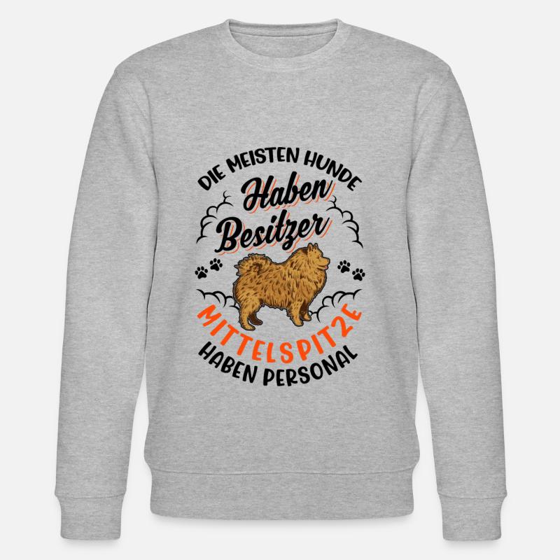 Mittelspitz Personal - Stanley/Stella Unisex Bio-Sweatshirt CHANGER  - Grau meliert