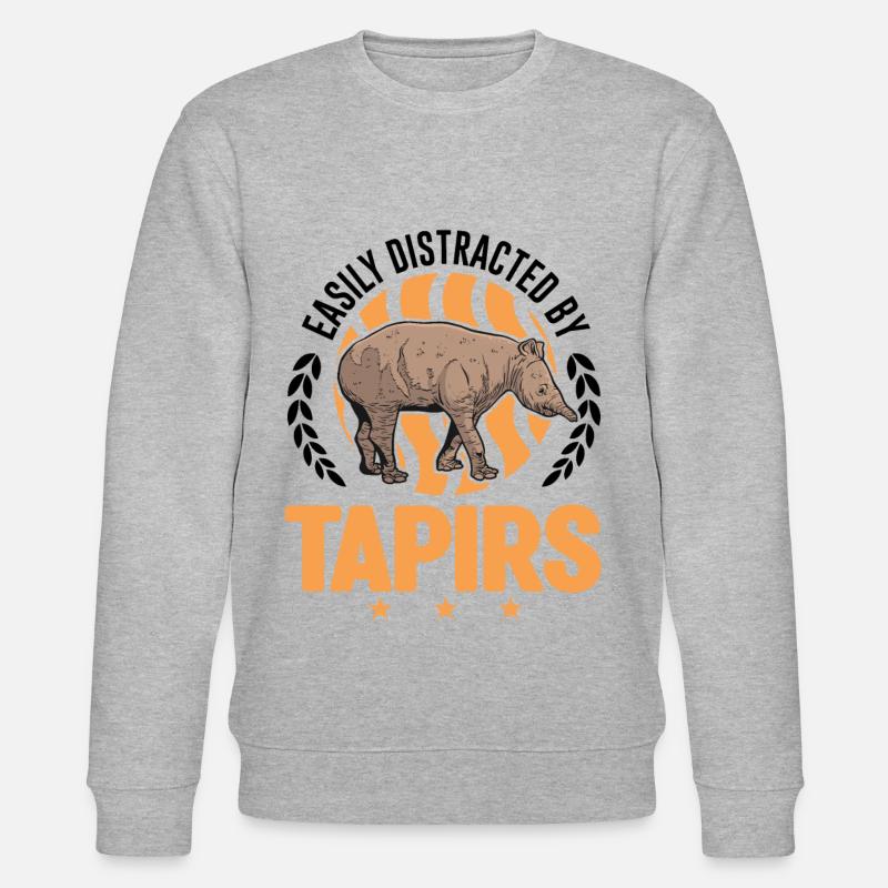 Facilement distrait par tapirs - Sweat bio CHANGER Stanley/Stella Unisexe - gris chiné