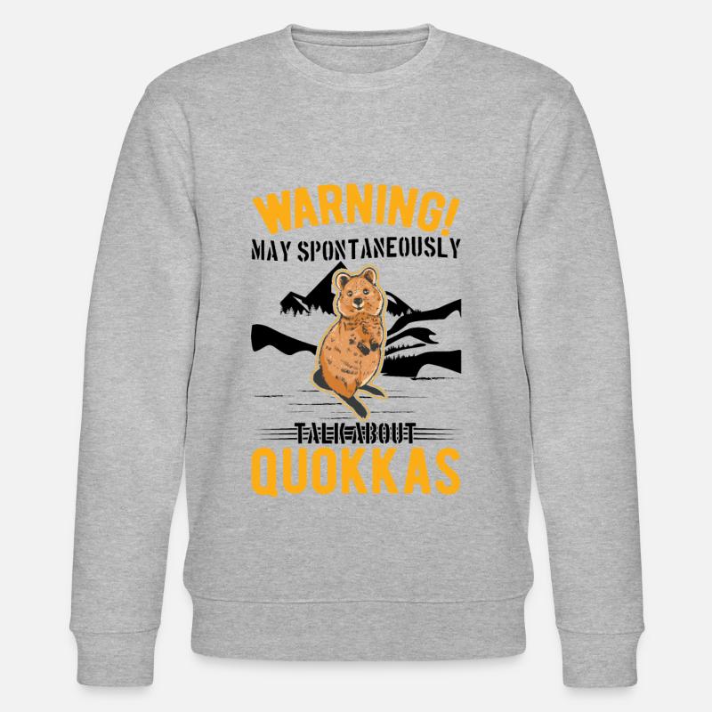 Peut parler spontanément de Quokkas - Sweat bio CHANGER Stanley/Stella Unisexe - gris chiné