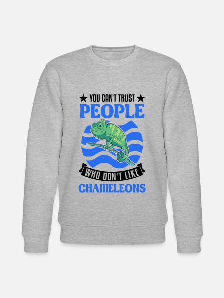 Chameleon Gift Chameleon - Stanley/Stella CHANGER Unisex Organic Sweatshirt - heather grey