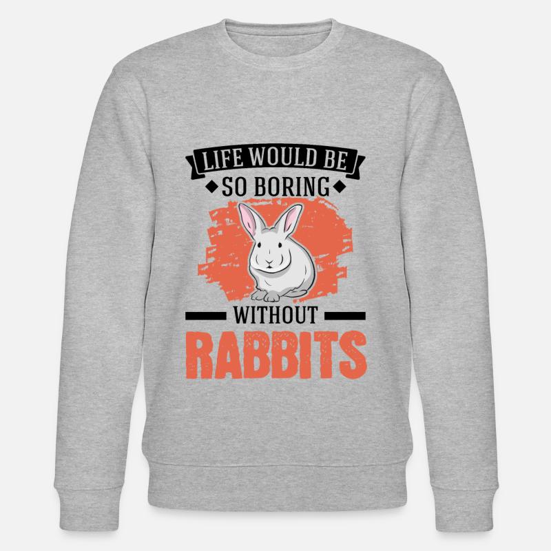 Lapin Cadeau Lapin Lapin Lapin - Sweat bio CHANGER Stanley/Stella Unisexe - gris chiné