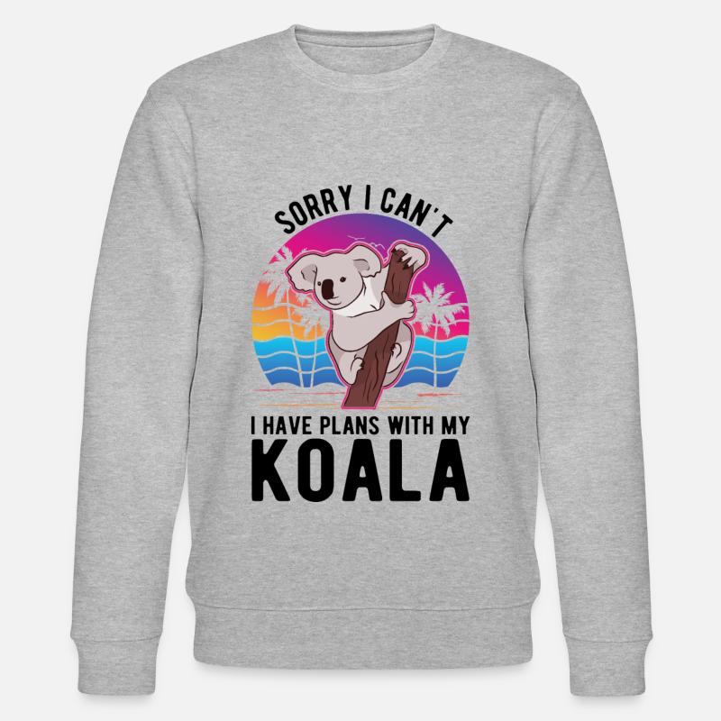 Koala Koala Bear Amoureux - Sweat bio CHANGER Stanley/Stella Unisexe - gris chiné