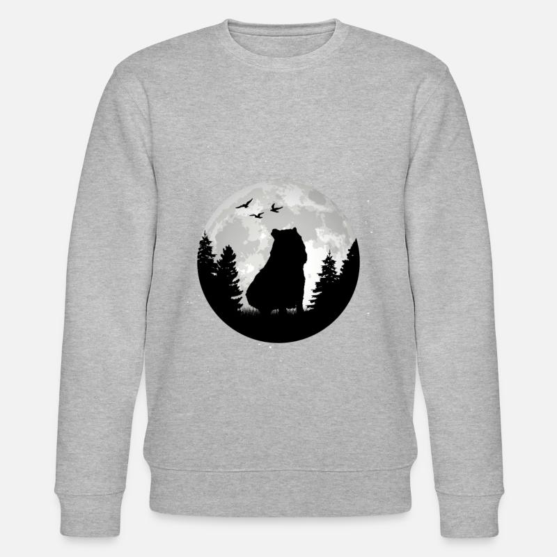 Capybara Lune Capybara - Sweat bio CHANGER Stanley/Stella Unisexe - gris chiné