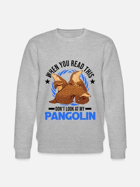 Pangolin Gift Pangolin - Stanley/Stella CHANGER Unisex Organic Sweatshirt - heather grey