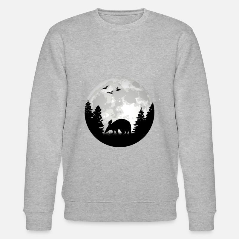 Aardvark Lune - Sweat bio CHANGER Stanley/Stella Unisexe - gris chiné