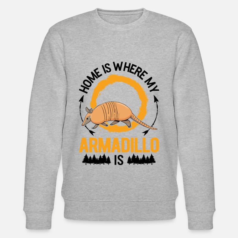 Armadillo Home Armadillo - Stanley/Stella CHANGER Unisex Organic Sweatshirt - heather grey