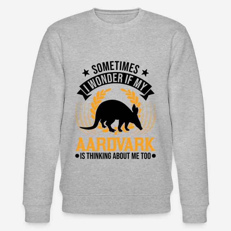 Aardvark Cadeau Aardvark - Sweat bio CHANGER Stanley/Stella Unisexe - gris chiné