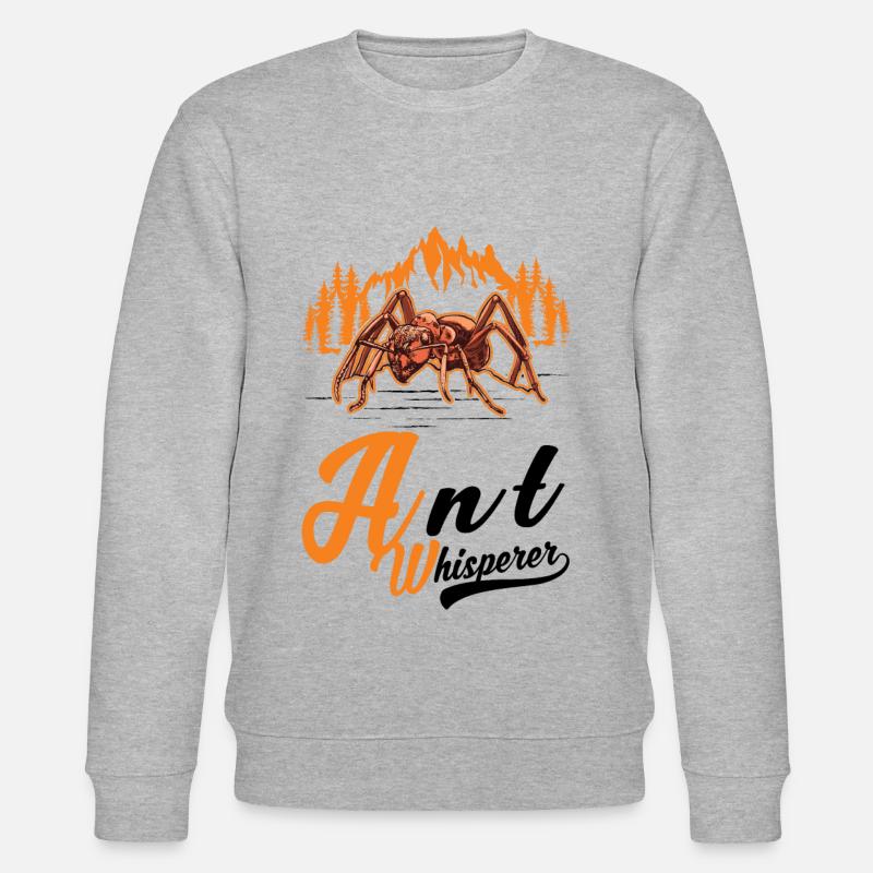 Fourmis Whisperer Fourmilière Fourmi Whisperer - Sweat bio CHANGER Stanley/Stella Unisexe - gris chiné