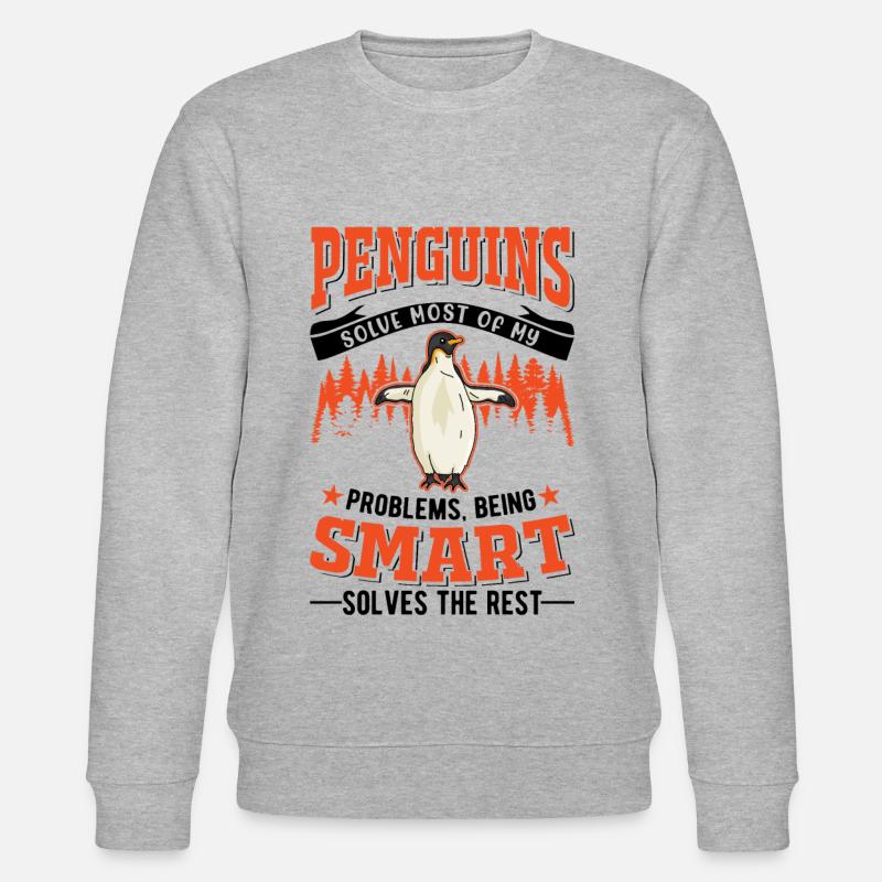 Pingouin Cadeau Pingouin - Sweat bio CHANGER Stanley/Stella Unisexe - gris chiné