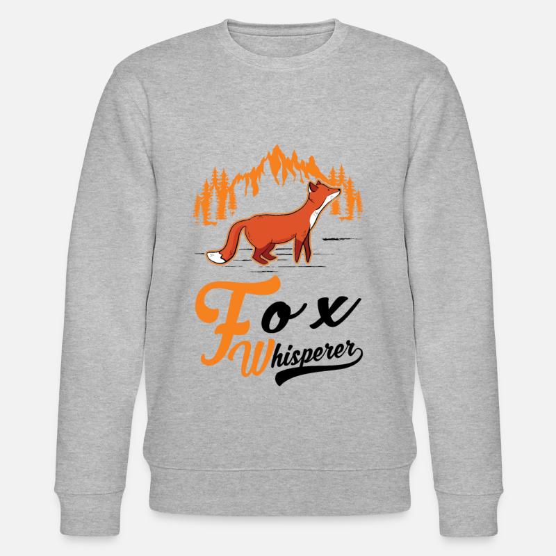 Fuchsflüsterer Fox Whisperer Fuchs - Sweat bio CHANGER Stanley/Stella Unisexe - gris chiné