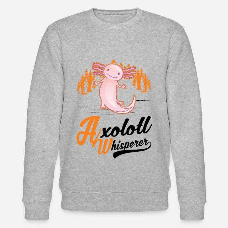 Axolotl Flüsterer Axolotl Whisperer - Sweat bio CHANGER Stanley/Stella Unisexe - gris chiné