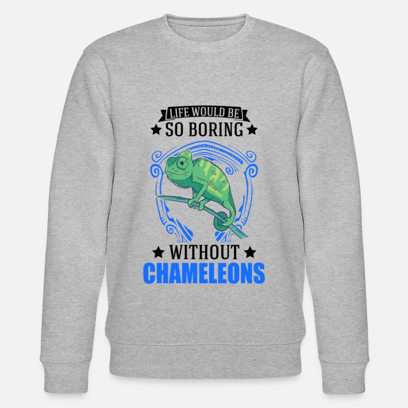 Chameleon Gift Chameleon - Stanley/Stella CHANGER Unisex Organic Sweatshirt - heather grey